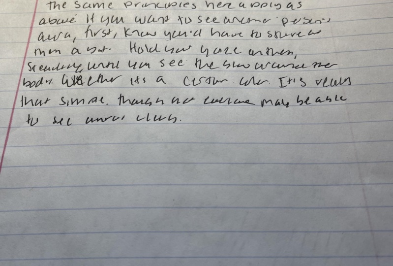 My handwriting practice has changed!