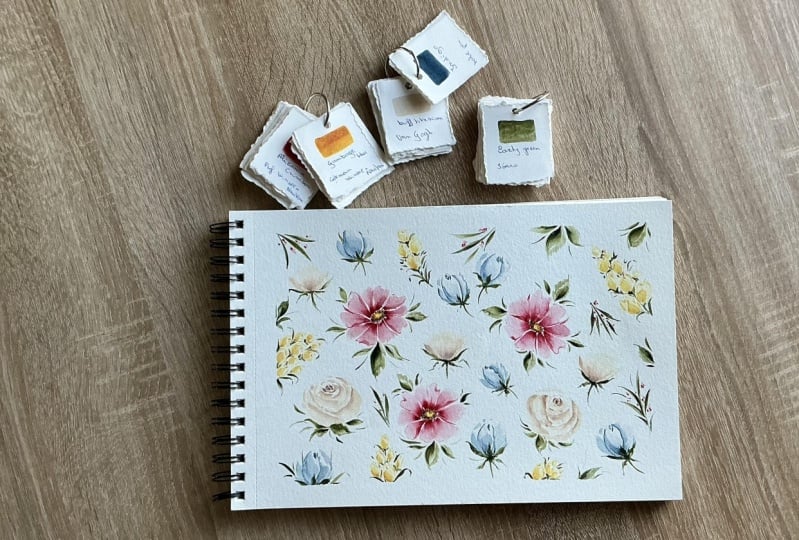 Watercolor on paper