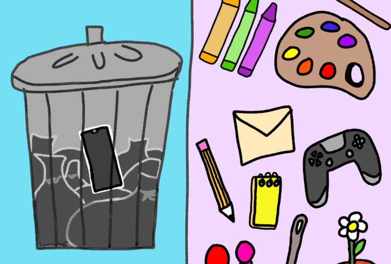 Putting the phone aside and getting back to hobbies