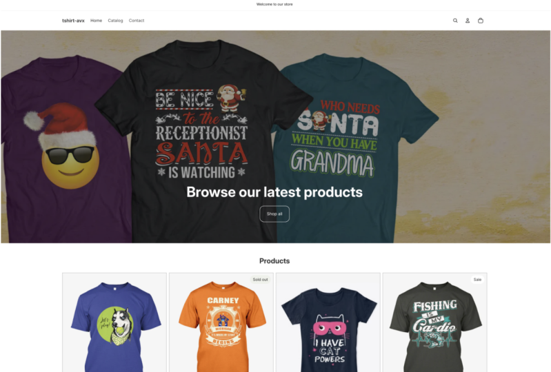 Online T-shirt