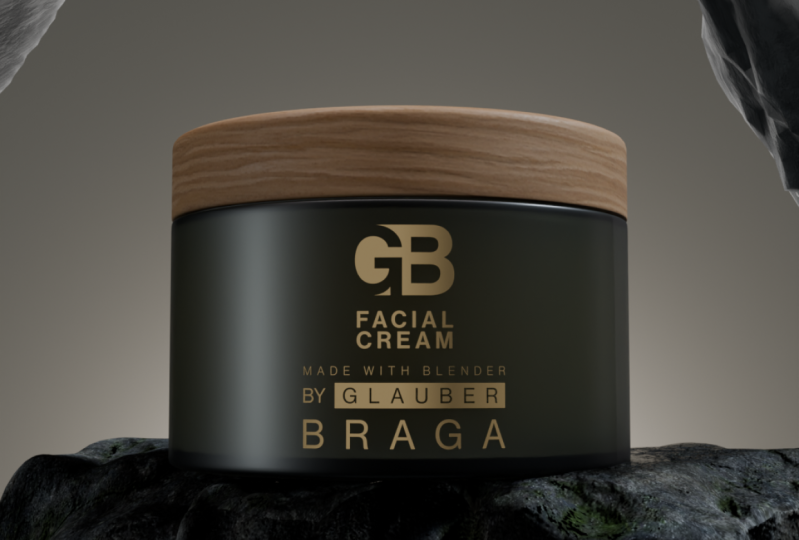 Facial Cream - Product 3D Rendering