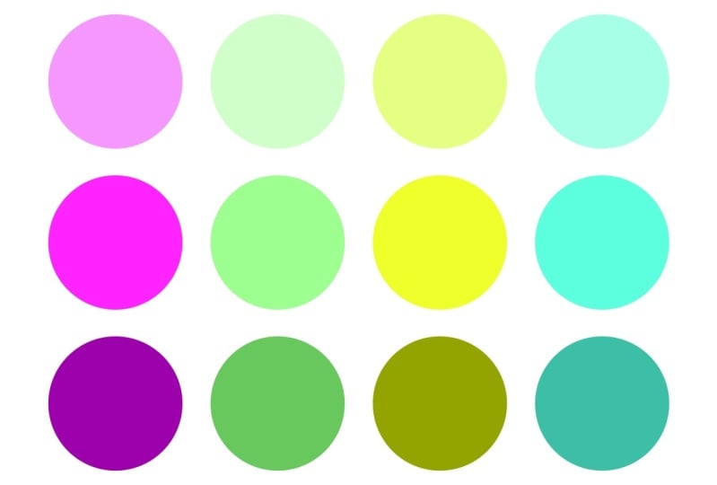 Candy Shop colour palette