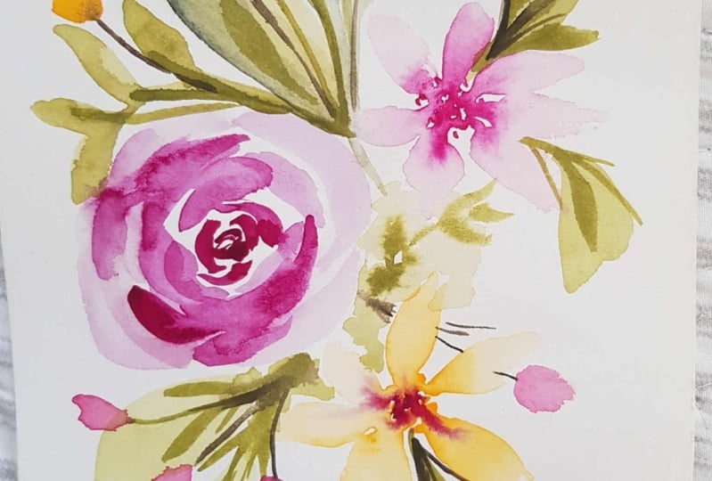 my very first water color paintings :)