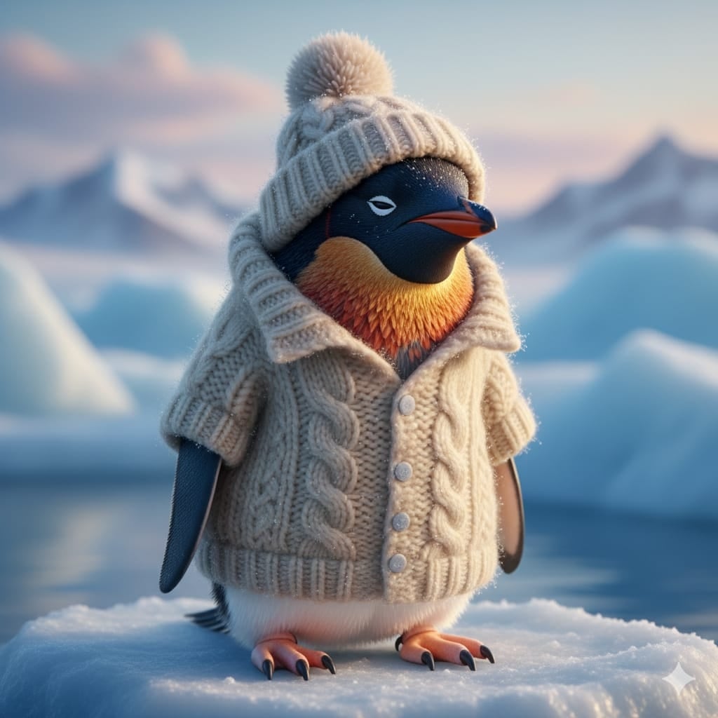 Pinguinito con frio - student project
