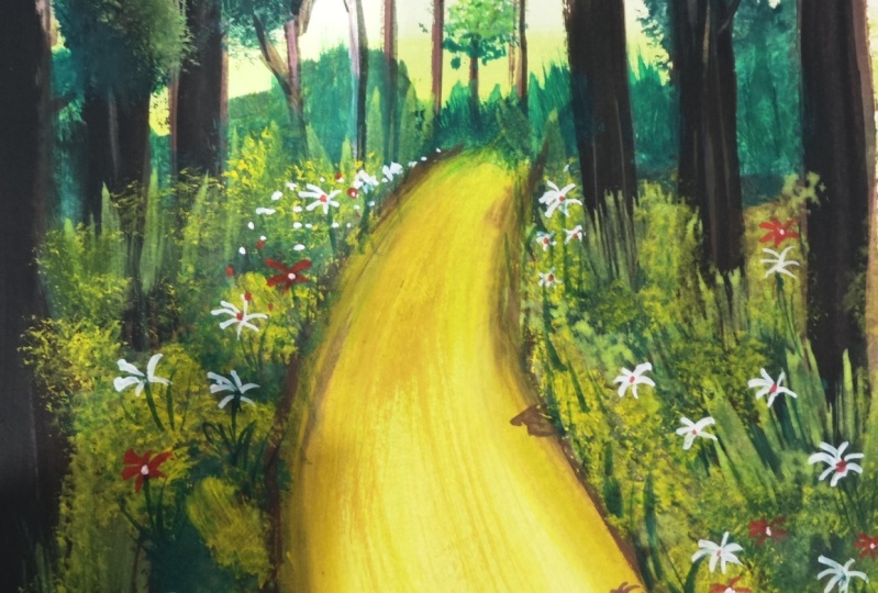 First Gouache Landscape