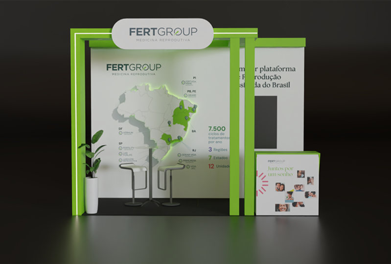 Stand Booth for Medical group