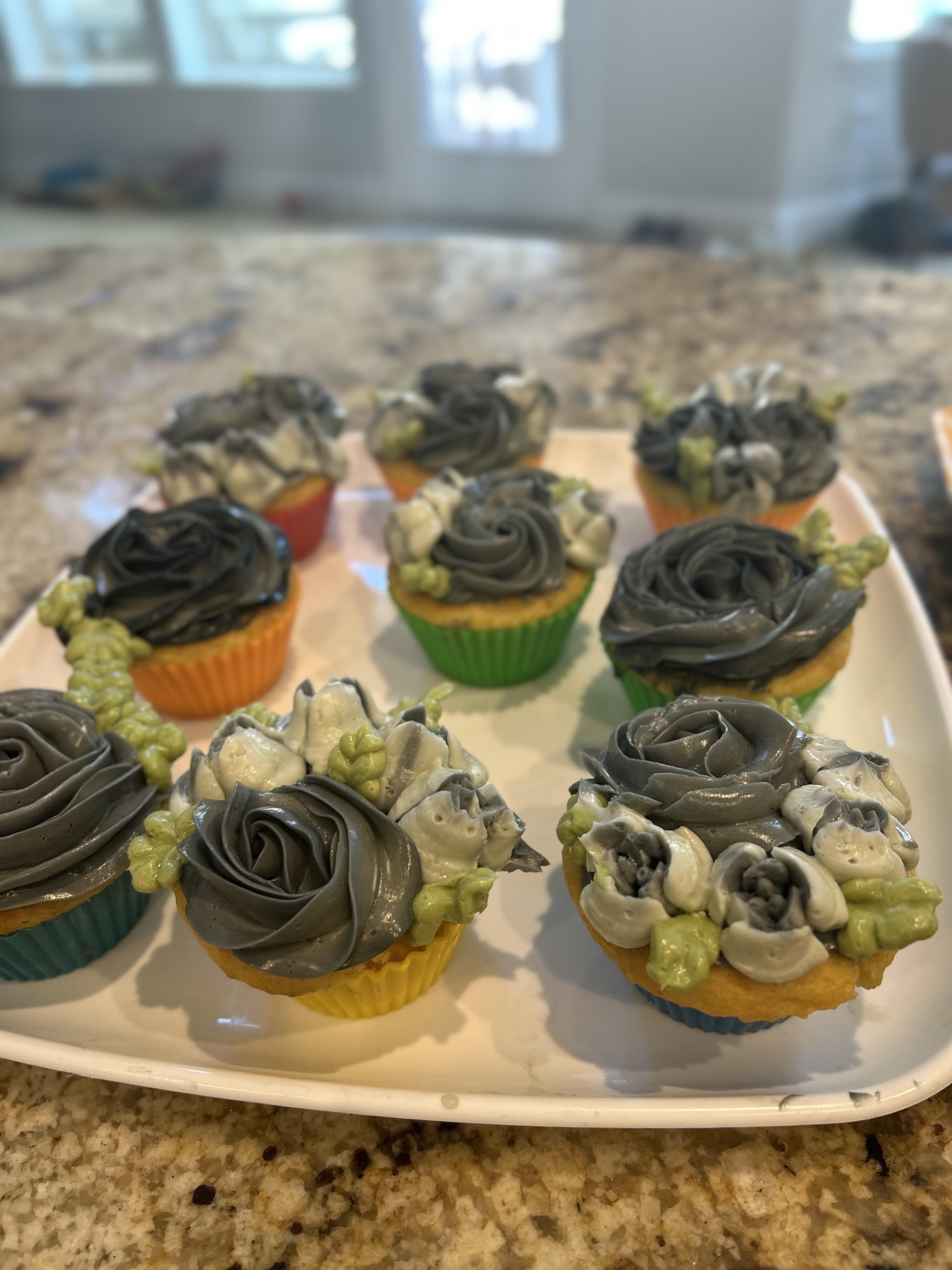 Swiss meringue buttercream - student project