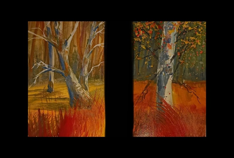 Gouache Autumn trees 🍂