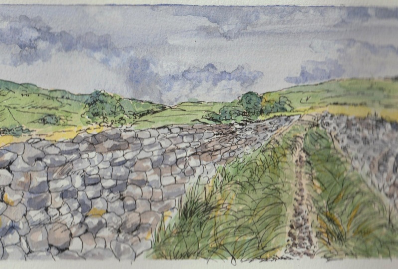ink and wash landscape