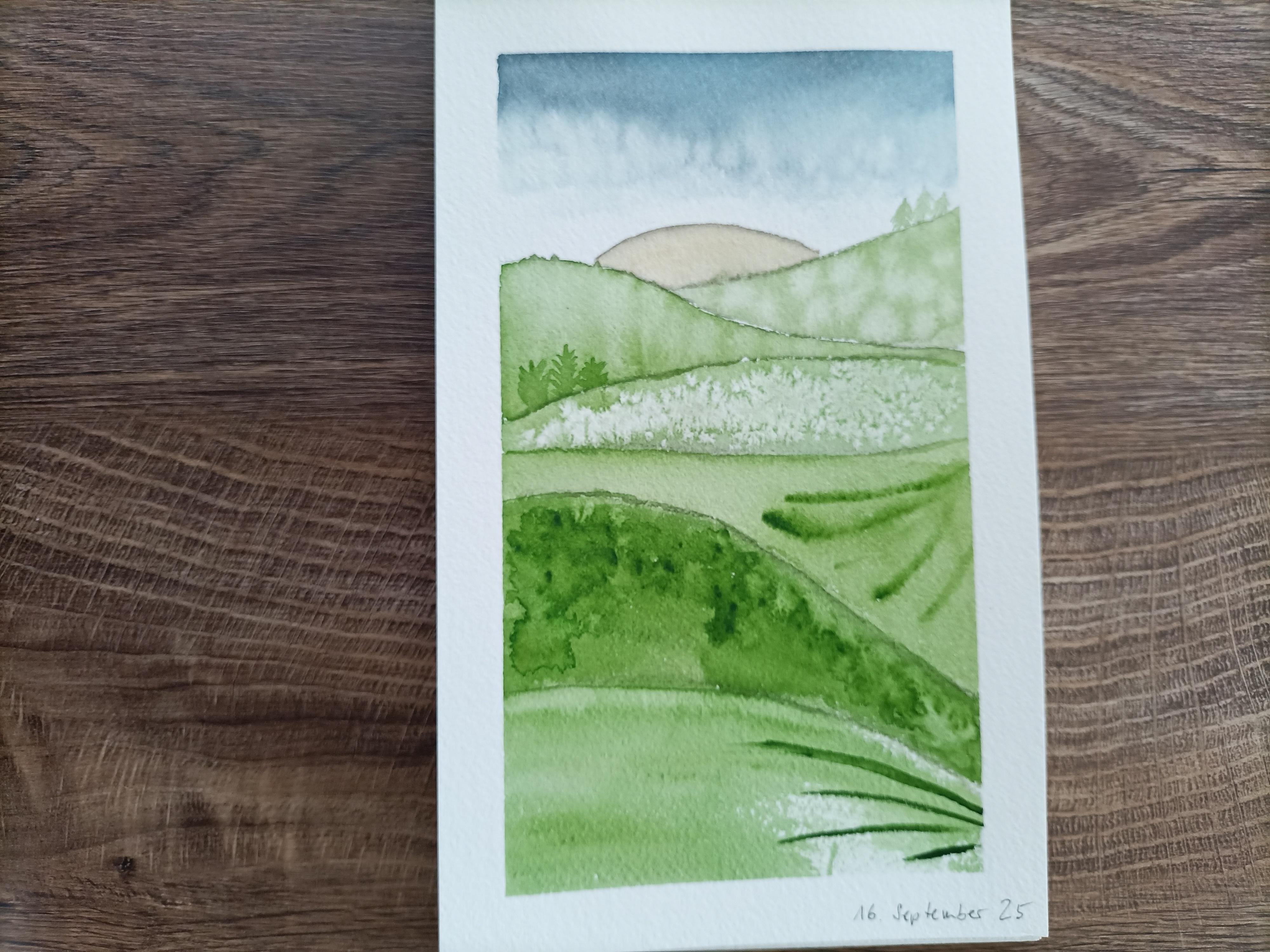 Creating landscapes - student project