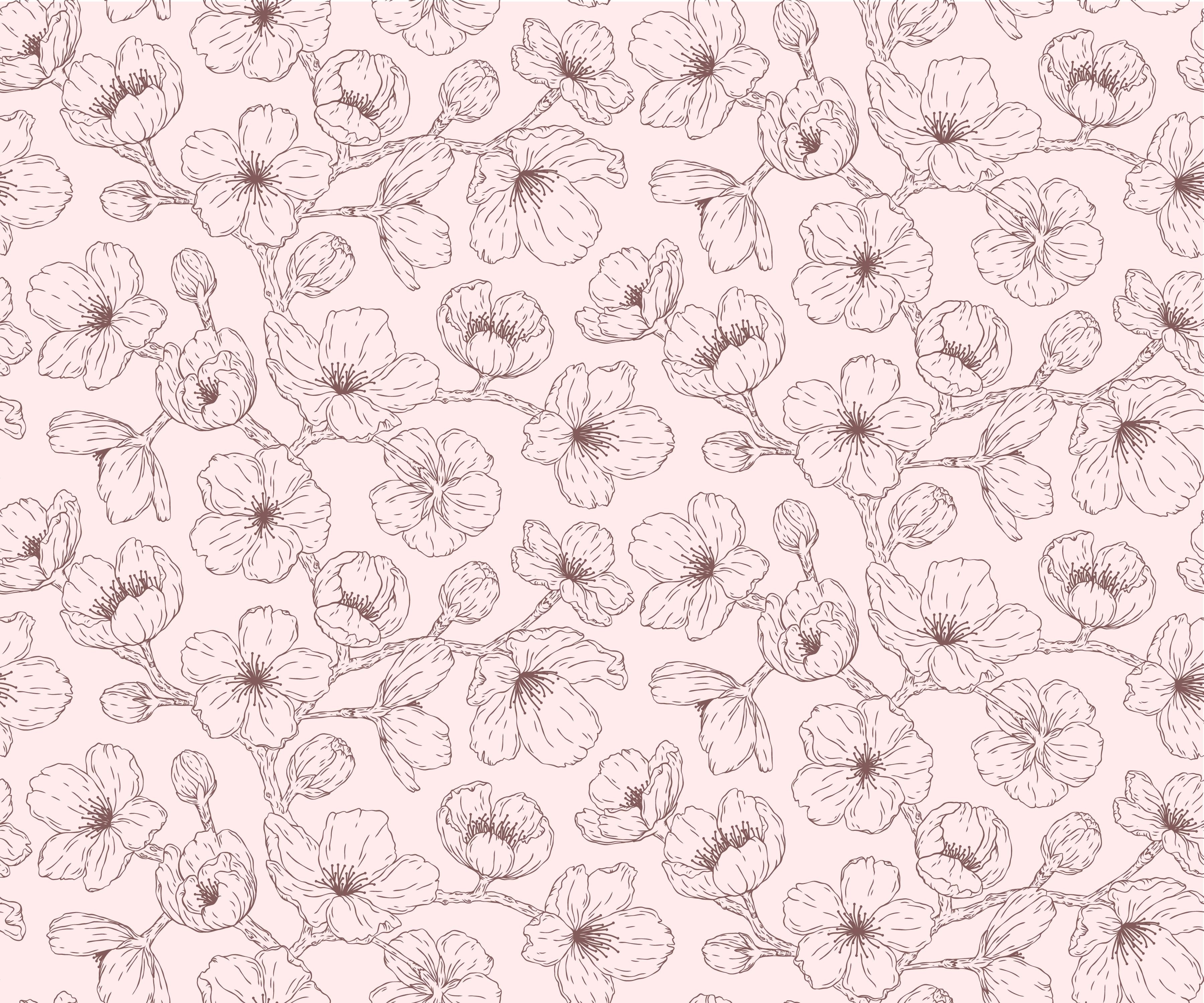 Cherry Blossom Pattern - student project