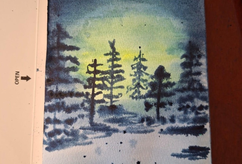 Water colour control - More practice required
