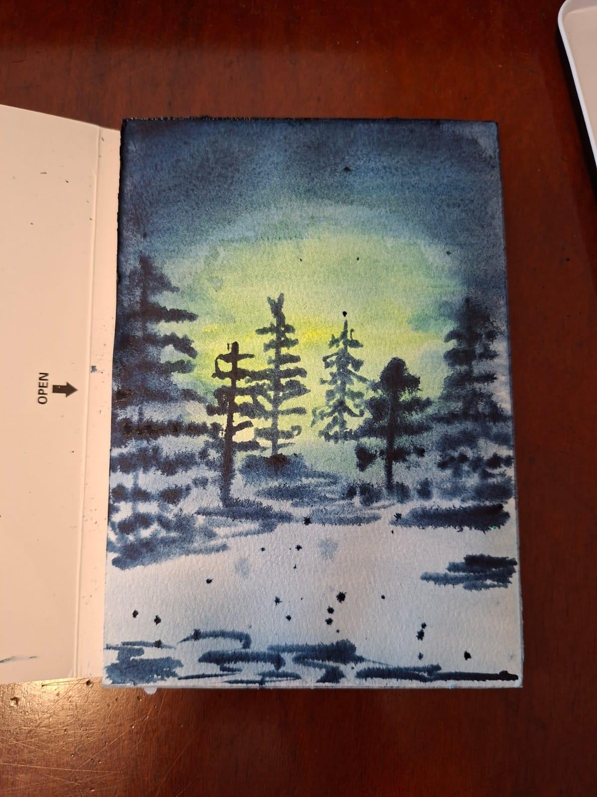 Water colour control - More practice required - student project