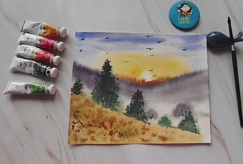 Atmospheric landscape with shanan ma'am