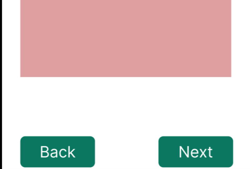 Made a quick Mobile looking app with back and next