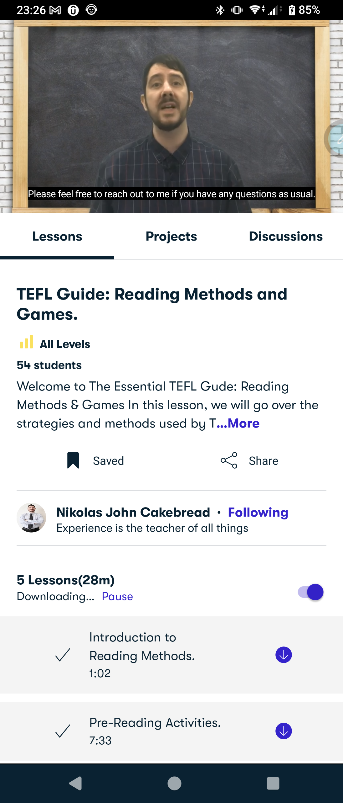 TEFL Guide: Reading Methods and Games. - student project