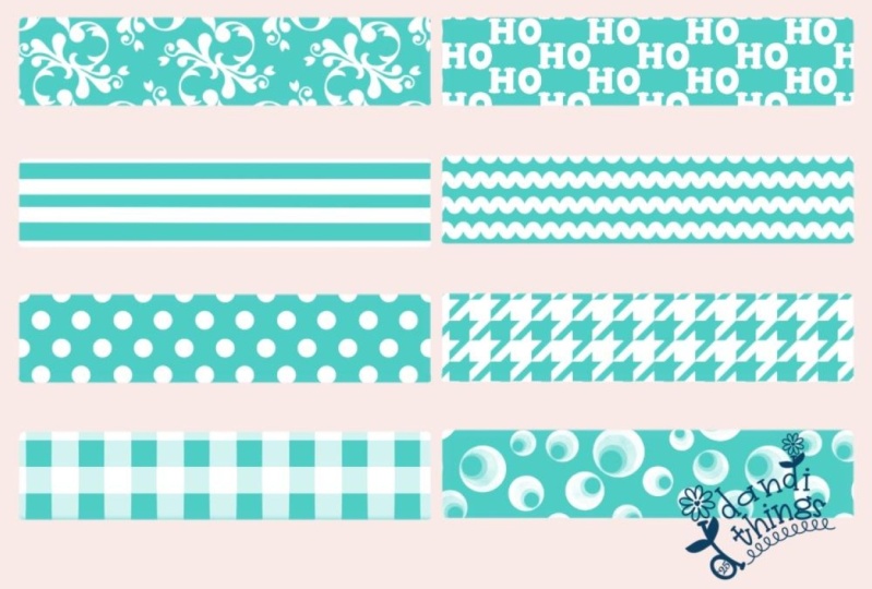 Ho Ho Houndstooth Washi Tape