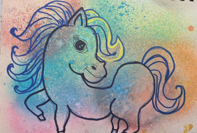 Unexpected Rainbow Pony