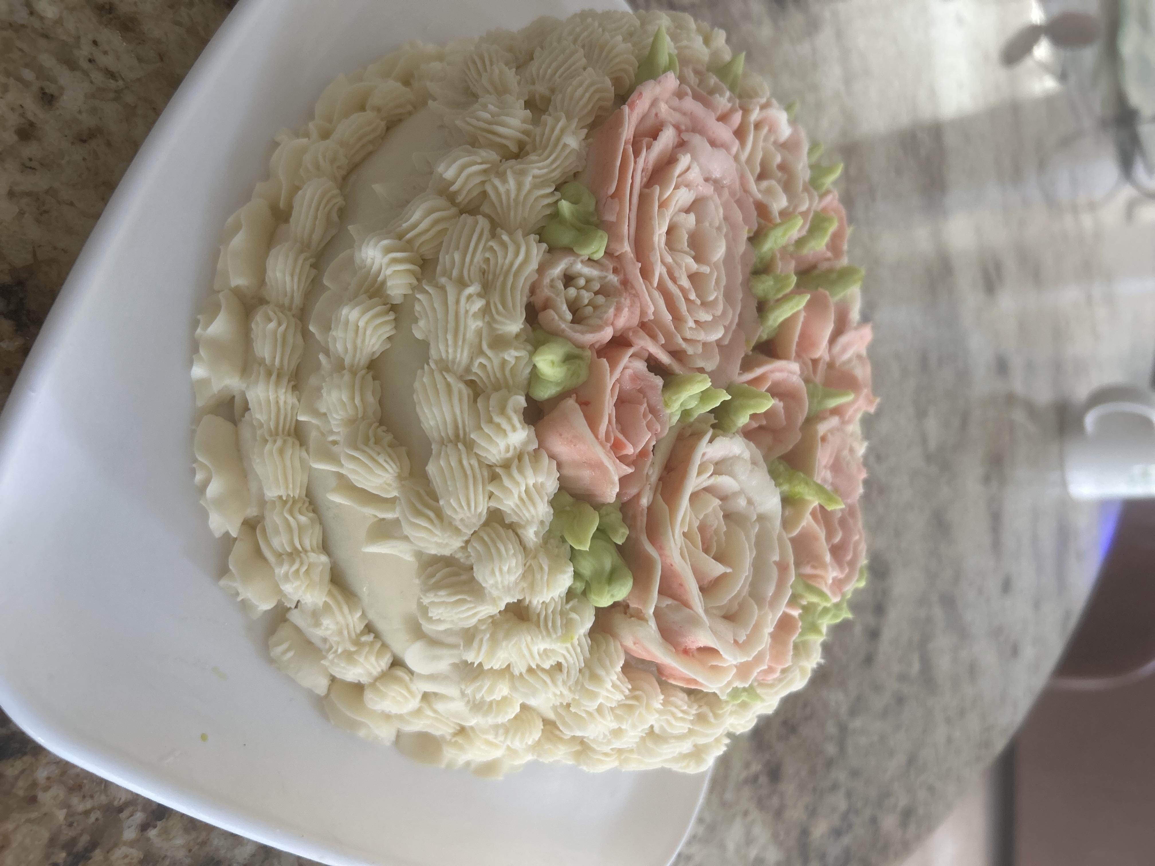 Vintage cake - student project