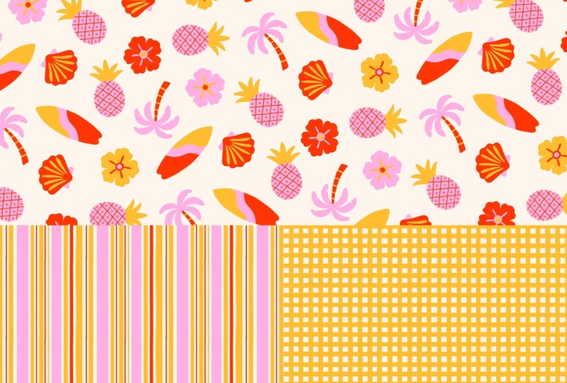 Mini Pattern Collection: Vacation Theme
