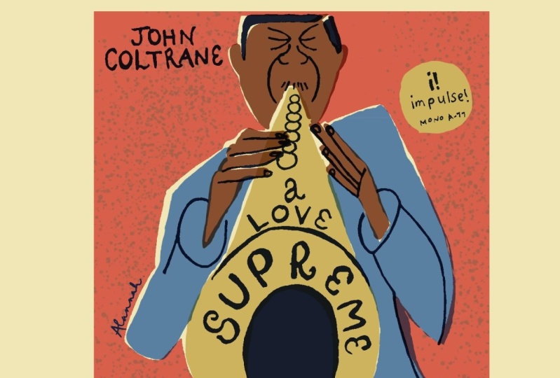 SLO-fi album cover: Coltrane