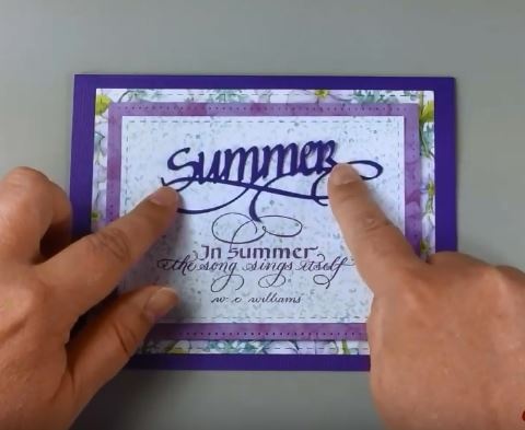 Keeping Your Word Diecuts Straight - student project