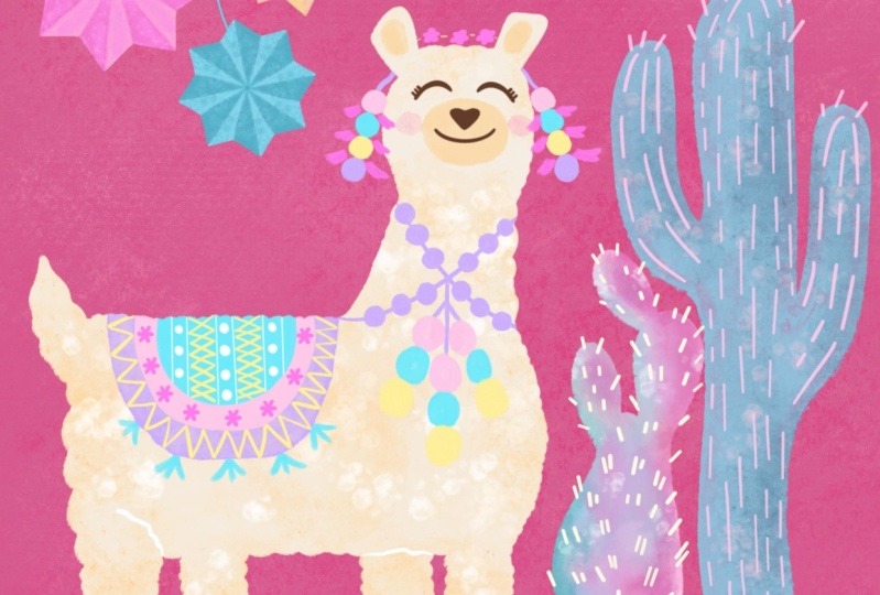 Festive Llama