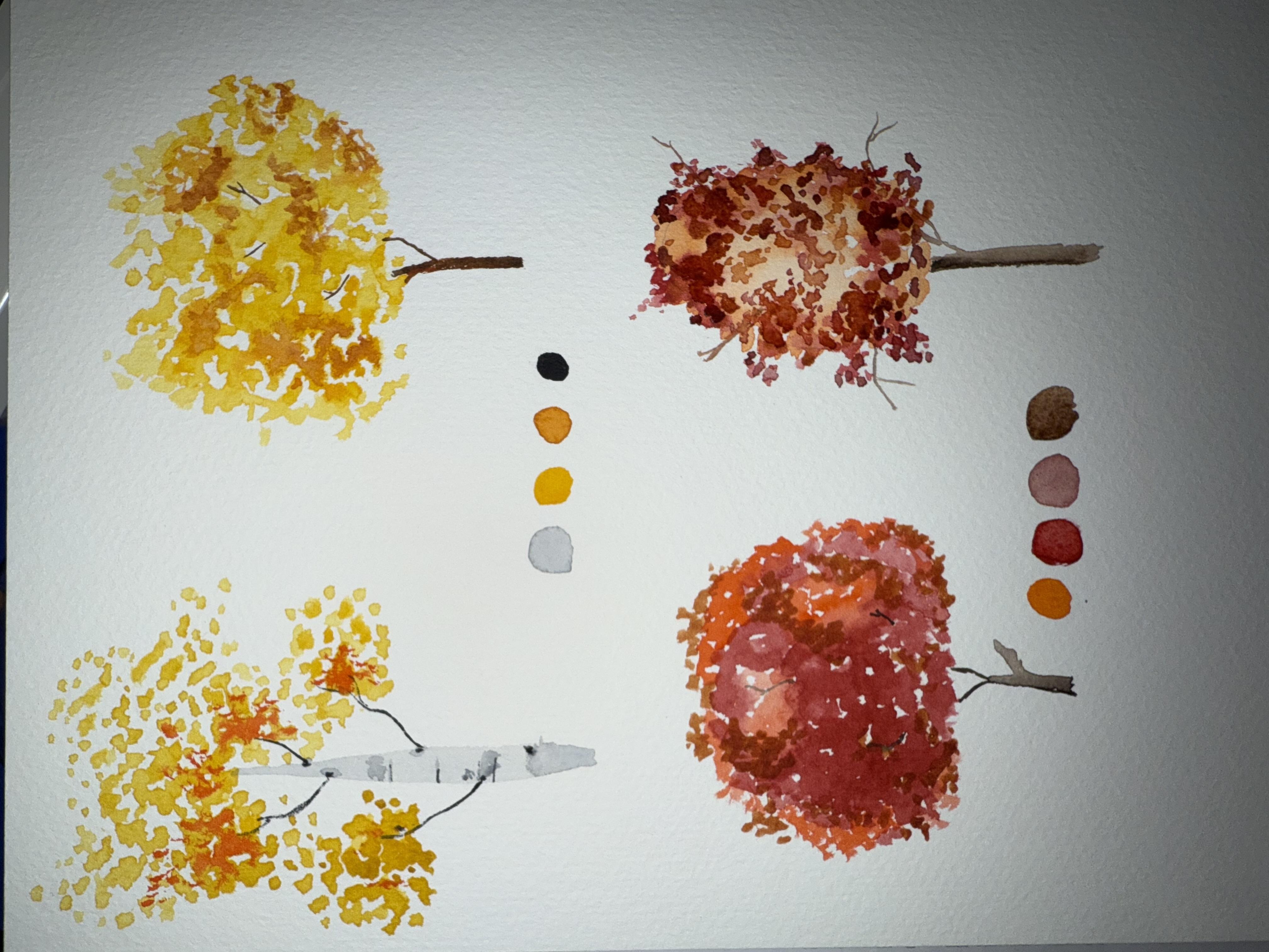 Autumn Trees - student project