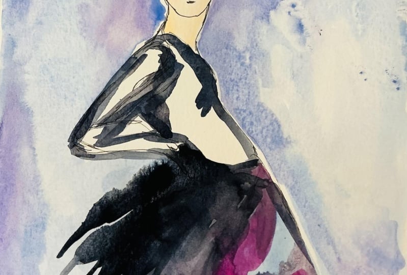 Return to my love affair in Fashion illustration