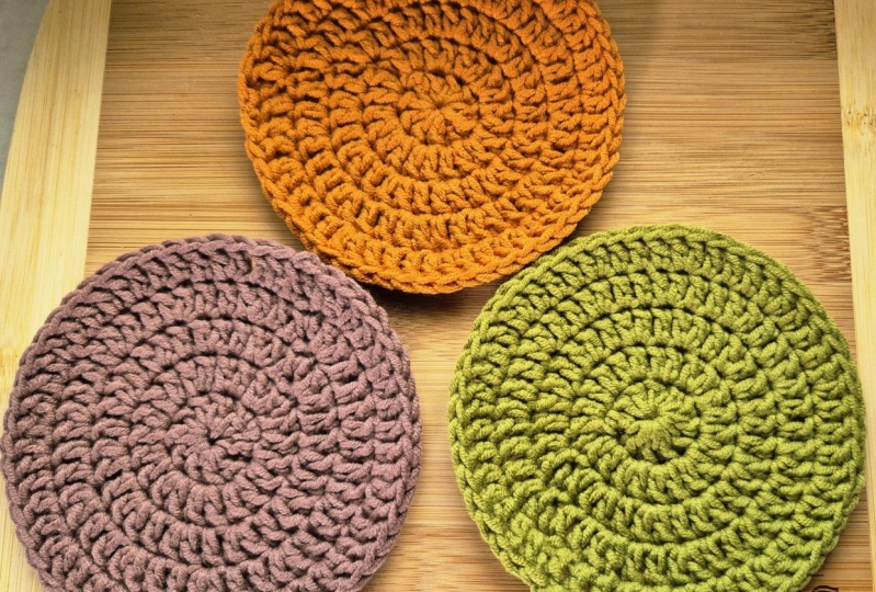 Autumn colored coasters