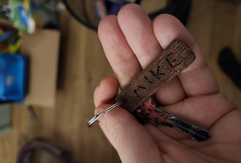 Leather Keychain