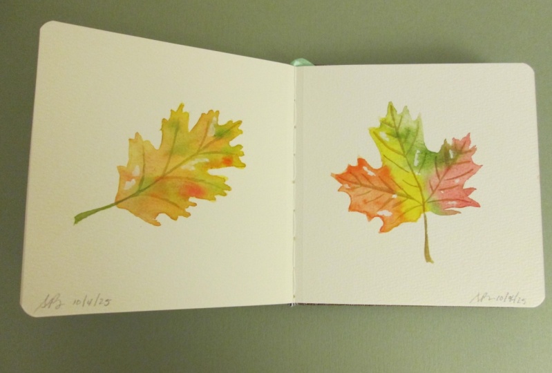 Watercolor Autumn Leaves