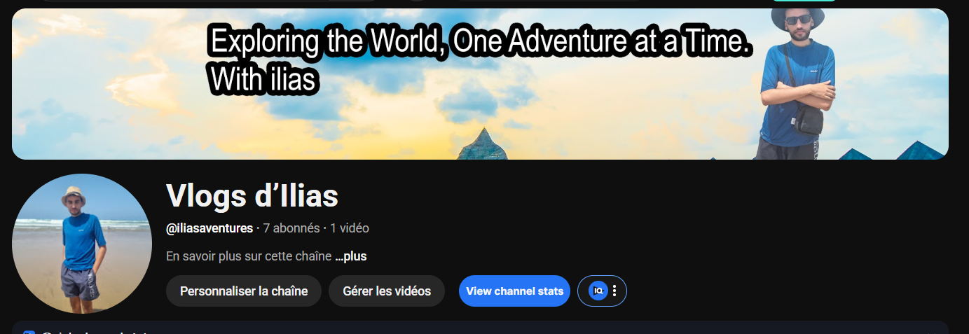 my channel - student project