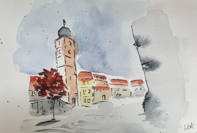 Wet-on-Wet direct Watercolours and Ink