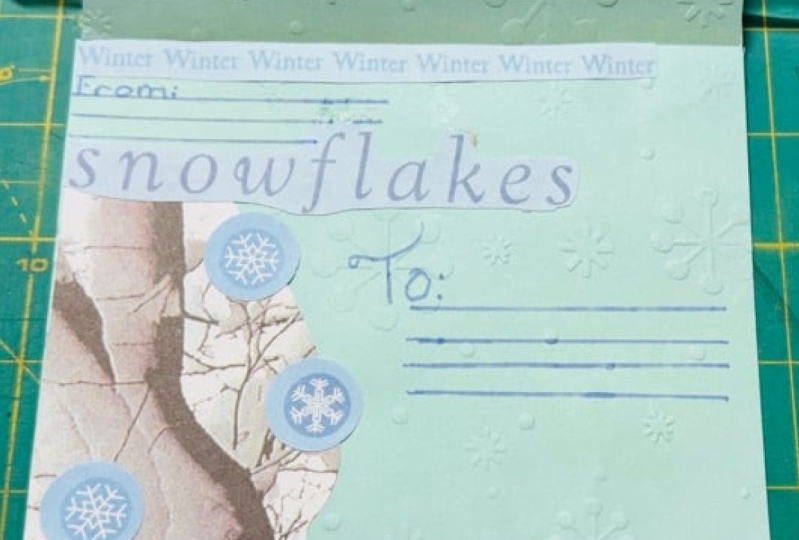 Winter Envelope Collage