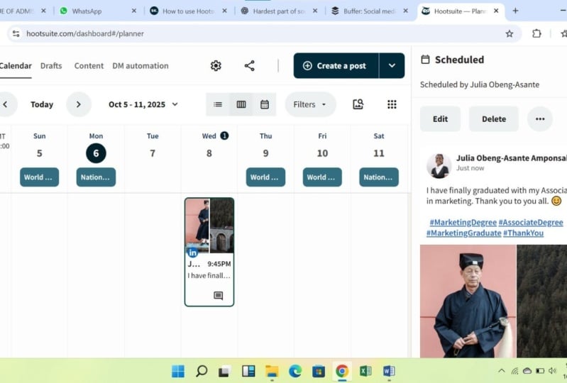 PRACTICE SCHEDULING