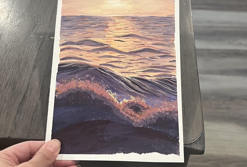 Sunset seascape