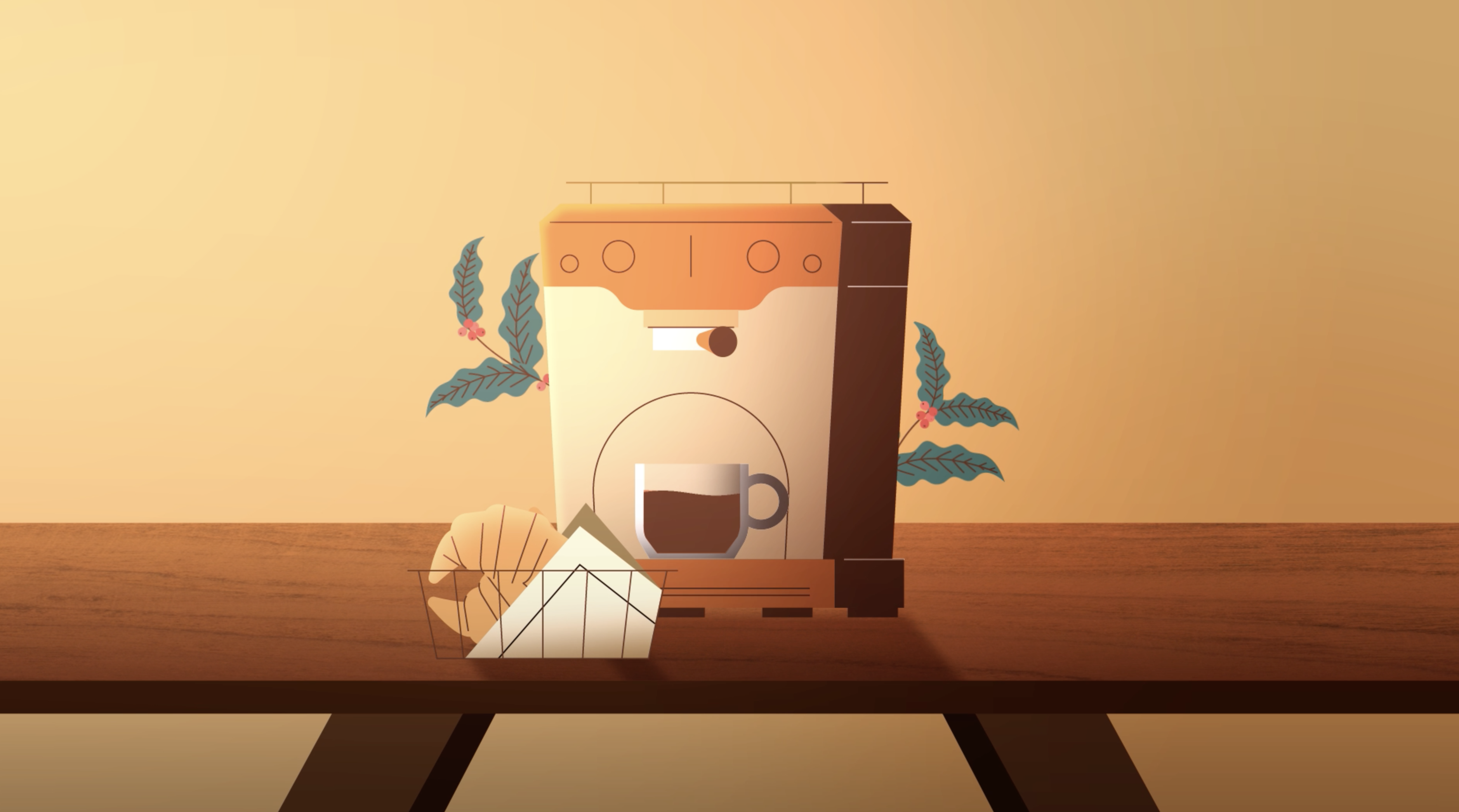 Coffee Machine Animation - student project