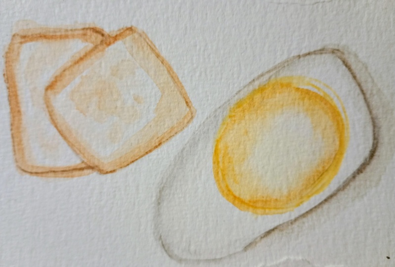 Breakfast: a Watercolor Journey