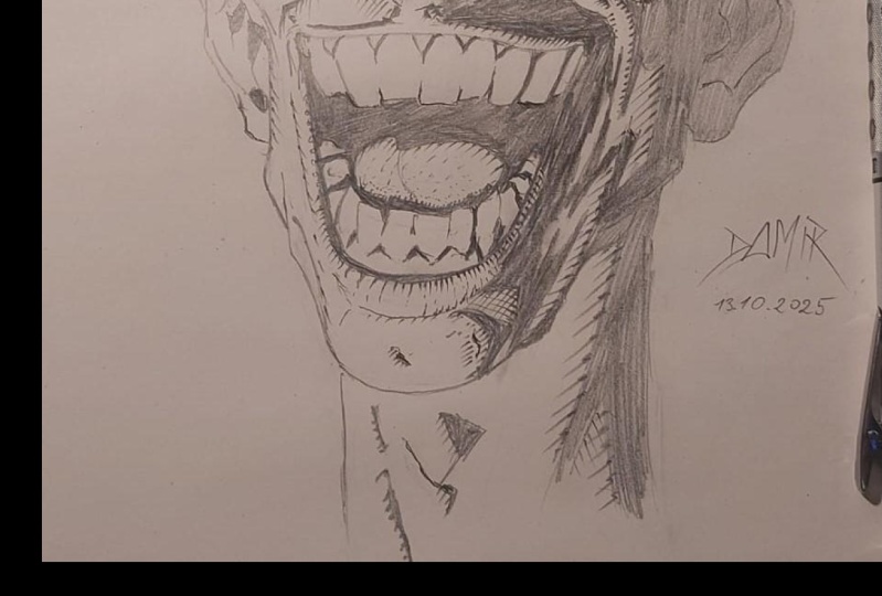 Drawing a superhero head