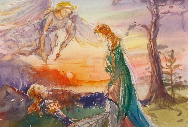 Create Magical Book Illustrations: Master Composition with Watercolor, Ink & Pro