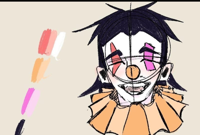 Clown OC Character Design (Bust)