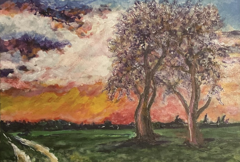Modern Acrylic Landscape