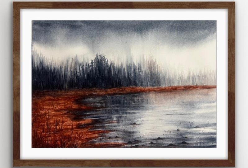Moody landscape