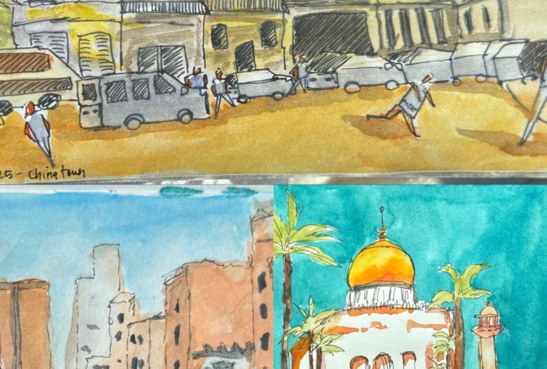 Urban sketching