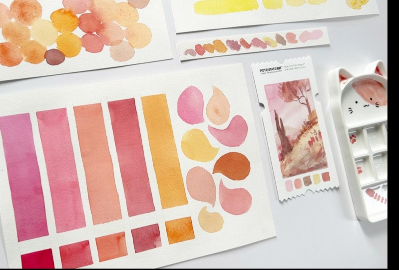 Mixing Watercolor Pastels