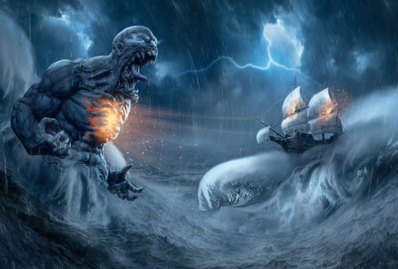 Monstre et tempête