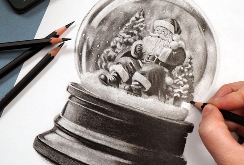 Santa Snowglobe Project
