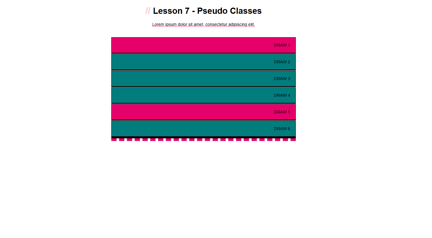 Level up in CSS - student project
