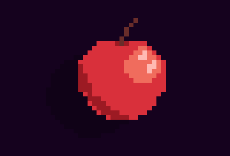 Pixel art video game practice